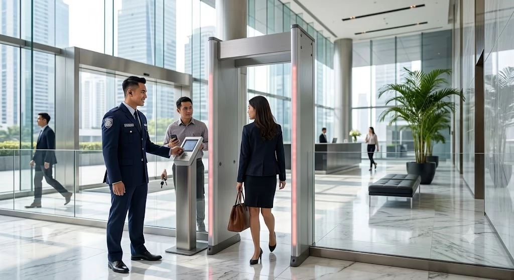 Cara Kerja Walk Through Metal Detector